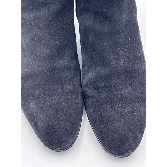 Saint Laurent Blake Jodhpur Womens Black Suede Ankle Bootie Sz IT 36/ US 5.5 - Picture 7 of 16